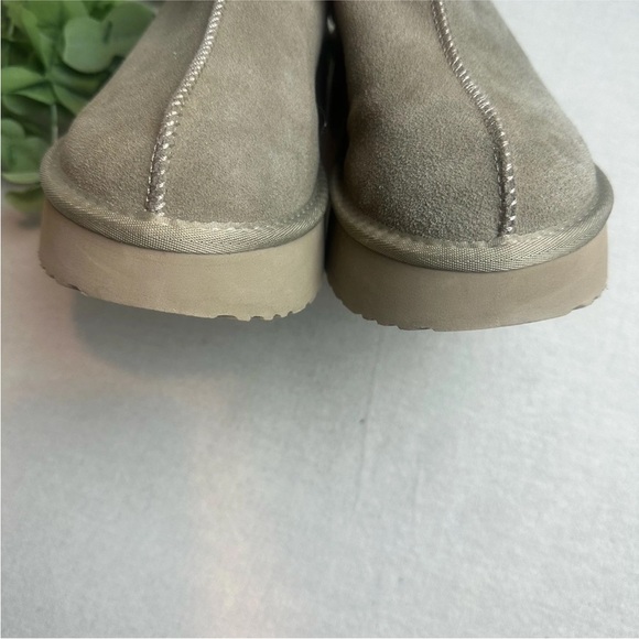 Project Cloud Johnna Platform Clogs Genuine Suede Uppers Gray Grey Size 8 - Picture 4 of 12